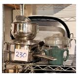 Kitchenware Collection: Stainless Steel pan Glass