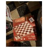 Imperial Crystal 2-in-1 Game Set chess checkers