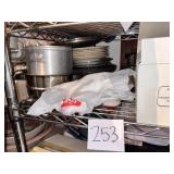 Kitchenware plates shelf lot