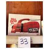 Vintage Dirt Devil Handheld Vacuum Model 103