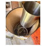 Assorted Hardware and Metal Container Lot