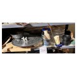 Assorted Vintage Kitchen and Collectible Lot glass