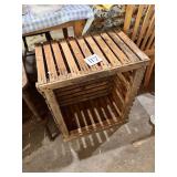 Rustic Wooden Slat Crate