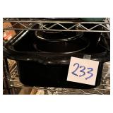 Black roasting pan kitchenware