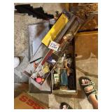 Metal Tool Box with Assorted Hardware