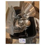 Vintage Metal kitchenware bowls