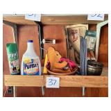 Decorative Wooden Bear Figure, off! cleaner