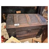 Antique Domed Top Storage Trunk