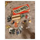 Easy Money Game and Assorted Mini Figures