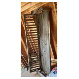 Rustic Wooden Porch Swing