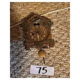 Vintage Carved Wood Bird Cuckoo Clock