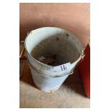 Vintage Galvanized Metal Utility Bucket