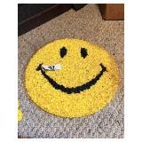 Yellow Smiley Face Vintage Melted Plastic popcorn