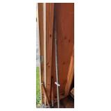 Long-Handled Garden Loppers and Metal Pole