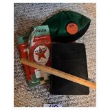 Vintage Waynesburg College Beanie, Map, and Book