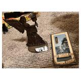 Decorative Angel Statue and Gray Funeral Therm