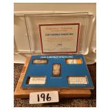 Hamilton Mint Our Greatest American Silver Bar Set