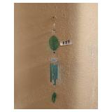 Decorative Green Glass Hanging Wind Chime