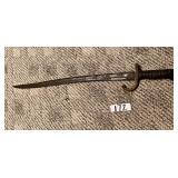 Antique Yataghan-Style Military Bayonet