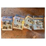 Set of 4 Gingerfrost Lane Miniature Figurine Sets