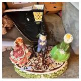 Victorian Style Ceramic Carolers Holiday Figurine