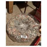 Country Style Fabric Rag Wreath