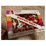 Vintage Woolworth Woolco Red Glass Ornaments