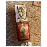 Vintage Door Knocker and Collectible Tin