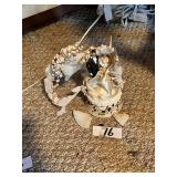 Elegant Bride and Groom Wedding Cake Topper