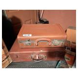 Vintage Brown Hardshell Suitcases