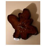 Natural Wood Live Edge Wall Clock