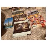 Collection of Six Assorted Jigsaw Puzzles