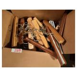 Collection of Wooden Trouser Hangers