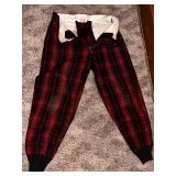 Vintage Woolrich Red Plaid Wool Pants