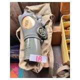 Gas Mask Respirator with Filter Canister