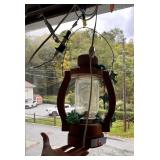 Rustic Wooden Mason Jar Lantern Light