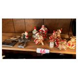 Collection of Vintage Christmas Figurines