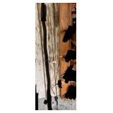Black Archery Recurve Bow and Fishing Rod Set