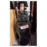 Dark Green Ceramic Table Lamp Base