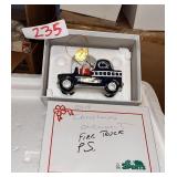 2019 Penn State Fire Truck Christmas Ornament
