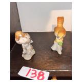 Pair of Vintage Porcelain Bird Figurines
