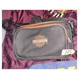 Harley-Davidson Black Canvas Waist Bag