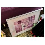 Framed Wildlife Art Print of a Deer