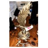 Set of Four Brass Eagle Figurines