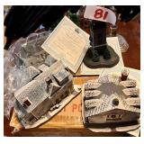 Set of 3 Hawthorne Village Miniature Buildings