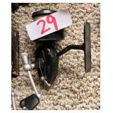 Vintage Black Spinning Fishing Reel