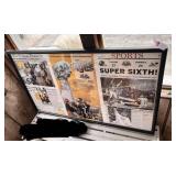 Super Bowl XLIII Steelers Framed Newspaper Print