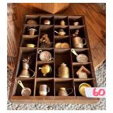Vintage Miniature Metal Kitchenware Set in Tray