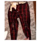 Vintage Woolrich Red Plaid Wool Hunting Pants