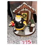 Pittsburgh Steelers Welcome Home Santa Figurine